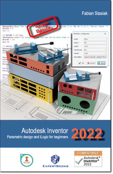 Tutorials for beginners: Parametrics Designs in Autodesk Inventor 2022
