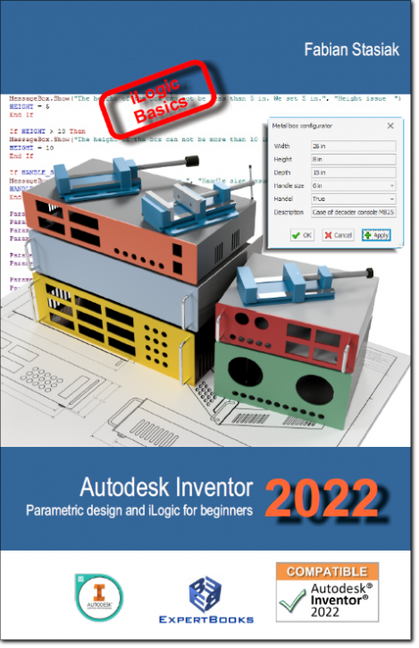 Tutorials for beginners: Parametric Designs in Autodesk Inventor 2022